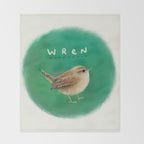Wren Throw Blanket Gallery Image 2