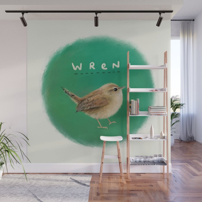 Wren Wall Mural Gallery Image 1