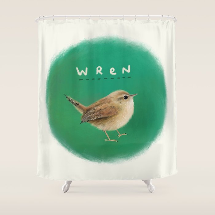 Wren Shower Curtain Gallery Image 1