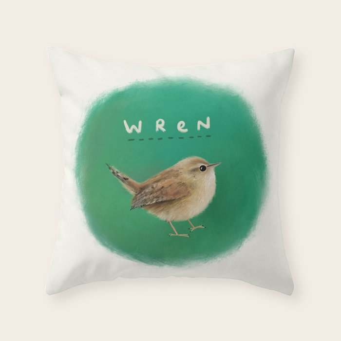 Wren Throw Pillow Gallery Image 6