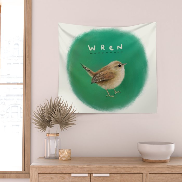 Wren Wall Tapestry Gallery Image 2