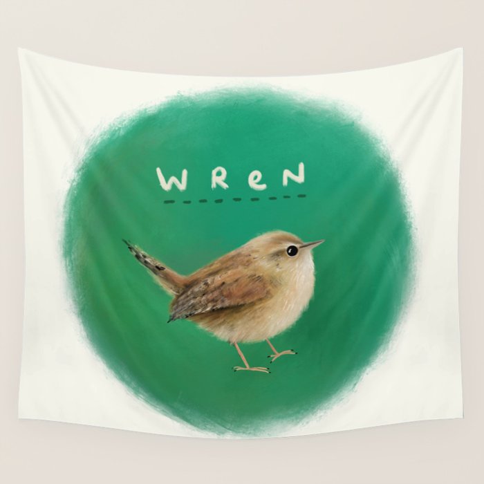 Wren Wall Tapestry Gallery Image 4