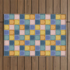 Checkered Arch Pattern II Outdoor Rug Gallery Image 1