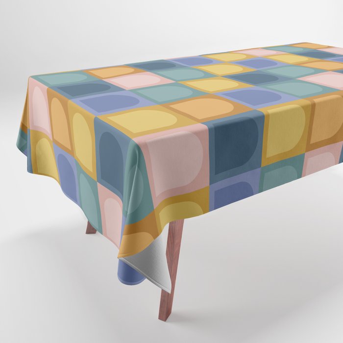 Checkered Arch Pattern II Tablecloth Gallery Image 1