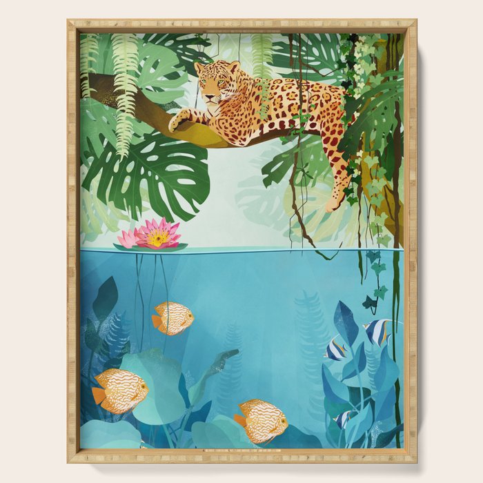 Welcome to the Jungle Serving Tray Gallery Image 1