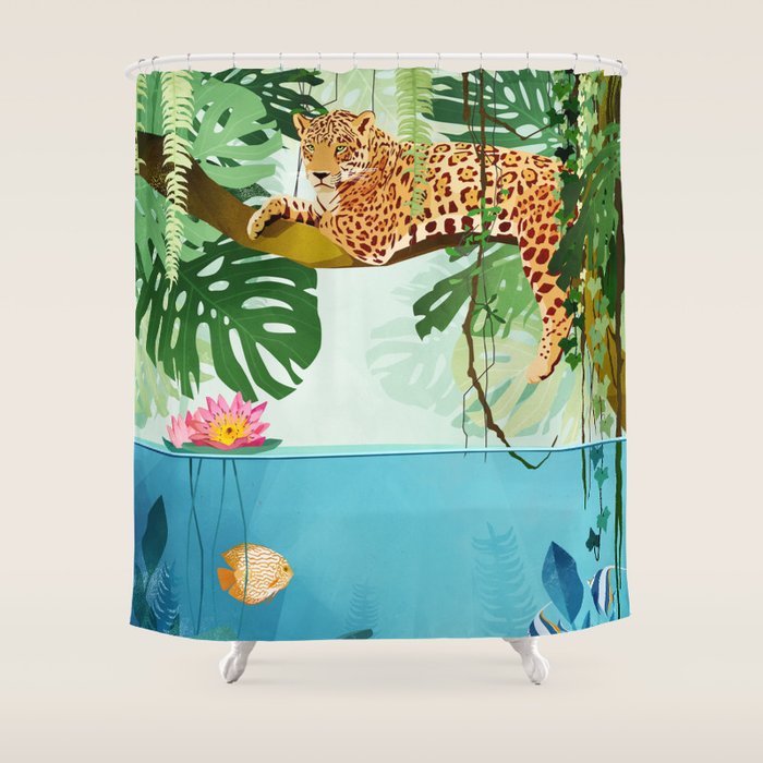 Welcome to the Jungle Shower Curtain Gallery Image 1