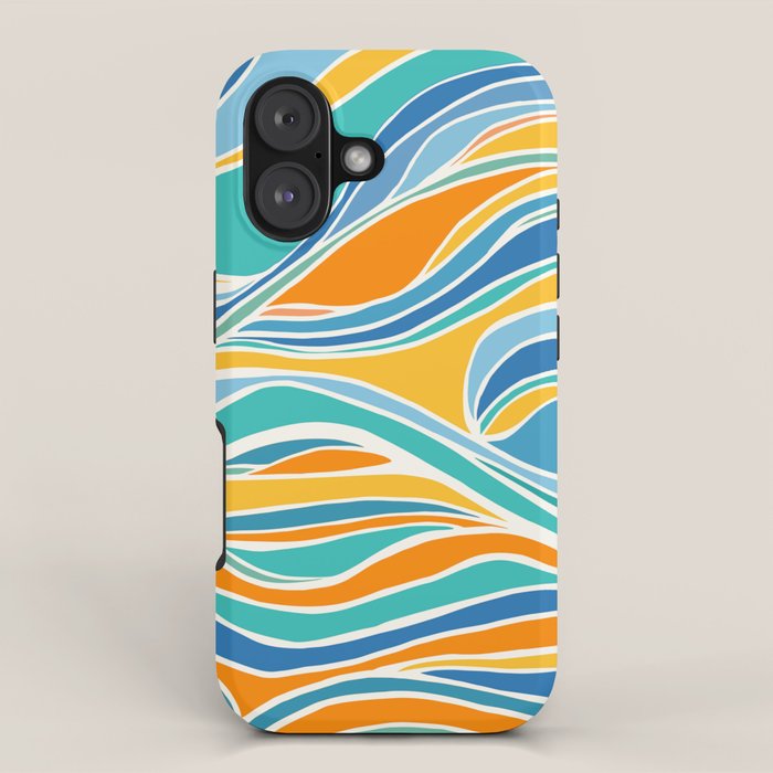 Summer Beach Abstract iPhone Case Gallery Image 1