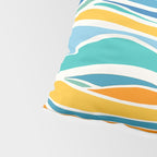 Summer Beach Abstract Pillow Sham Gallery Image 4