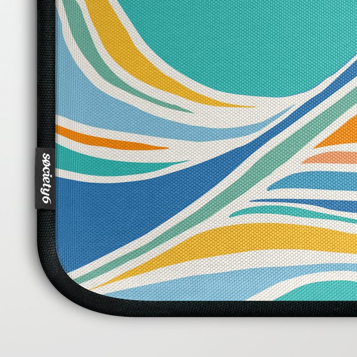 Summer Beach Abstract Laptop Sleeve Gallery Image 3