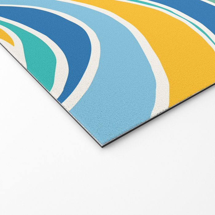 Summer Beach Abstract Welcome Mat Gallery Image 2