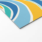 Summer Beach Abstract Welcome Mat Gallery Image 2