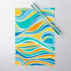 Summer Beach Abstract Wrapping Paper Gallery Image 1