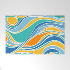 Summer Beach Abstract Welcome Mat Gallery Image 1