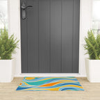 Summer Beach Abstract Welcome Mat Gallery Image 3