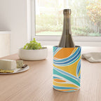 Summer Beach Abstract Wine Chiller Gallery Image 4