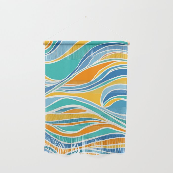 Summer Beach Abstract Wall Hanging Gallery Image 1