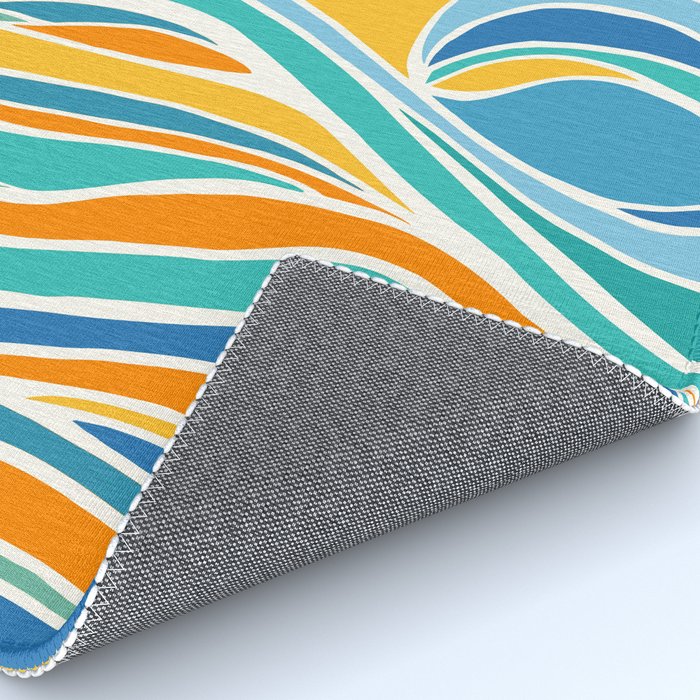 Summer Beach Abstract Rug Gallery Image 4