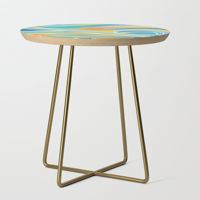 Summer Beach Abstract Side Table Gallery Image 1