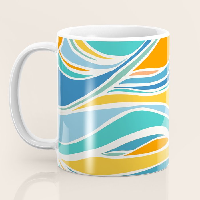 Summer Beach Abstract Coffee Mug Gallery Image 3