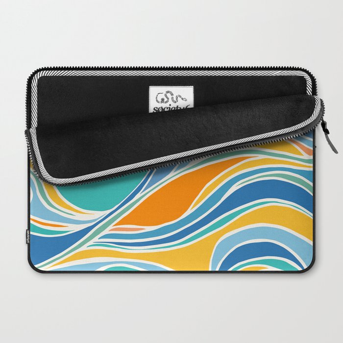 Summer Beach Abstract Laptop Sleeve Gallery Image 2