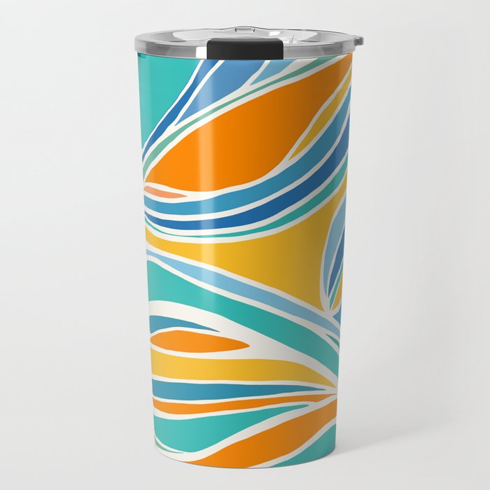 Summer Beach Abstract Travel Mug Gallery Image 1