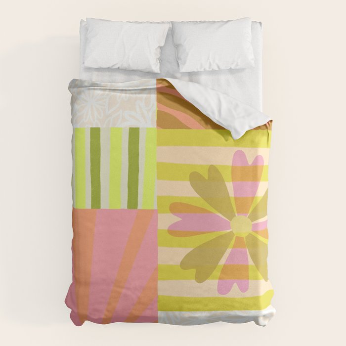 Sun Blocks, Vacation Mode Duvet Cover Gallery Image 1