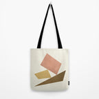 3 Forms Composition - Pink Tote Bag Gallery Image 2