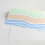 Abstract hand drawn shapes doodle pattern Wrapping Paper Gallery Image 2