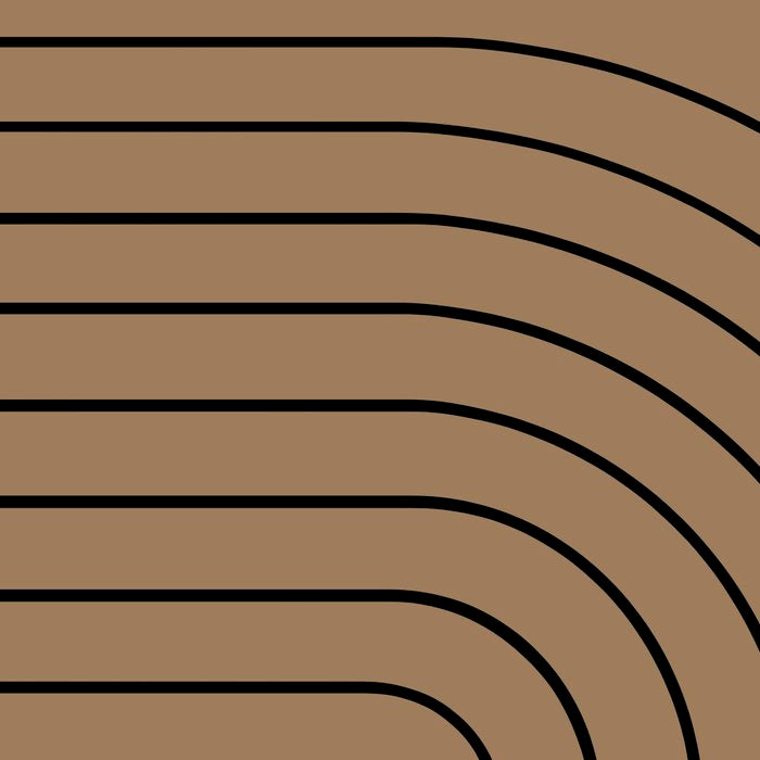 Minimal Arch XLIII Natural Tan Modern Geometric Lines Coffee Mug Gallery Image 2