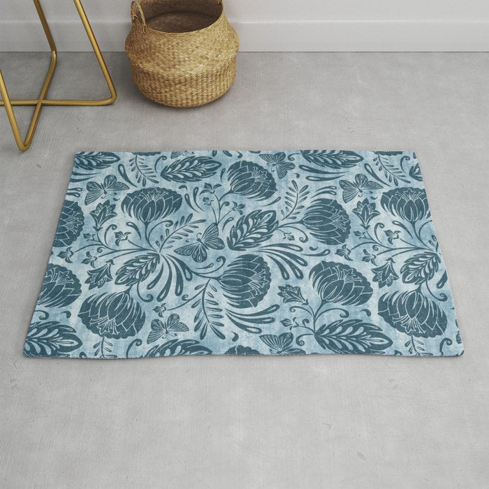 Arabella - Washed Indigo Rug Gallery Image 1