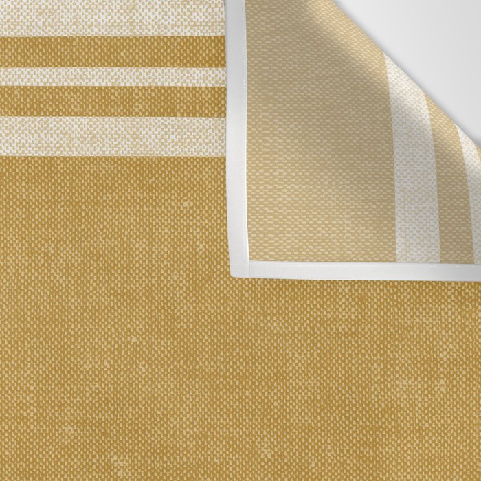 pimlico stripes - mustard yellow Wall Tapestry Gallery Image 3