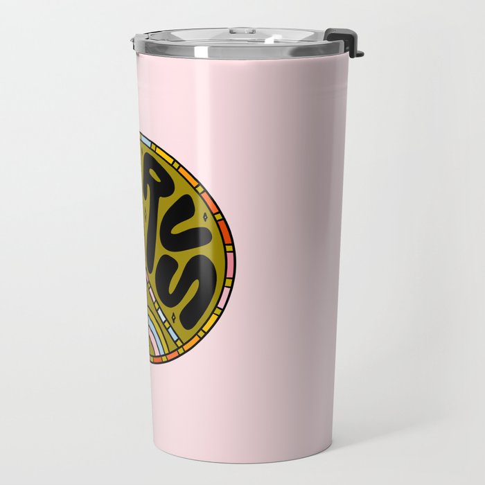 Taurus Peace Sign Travel Mug Gallery Image 2