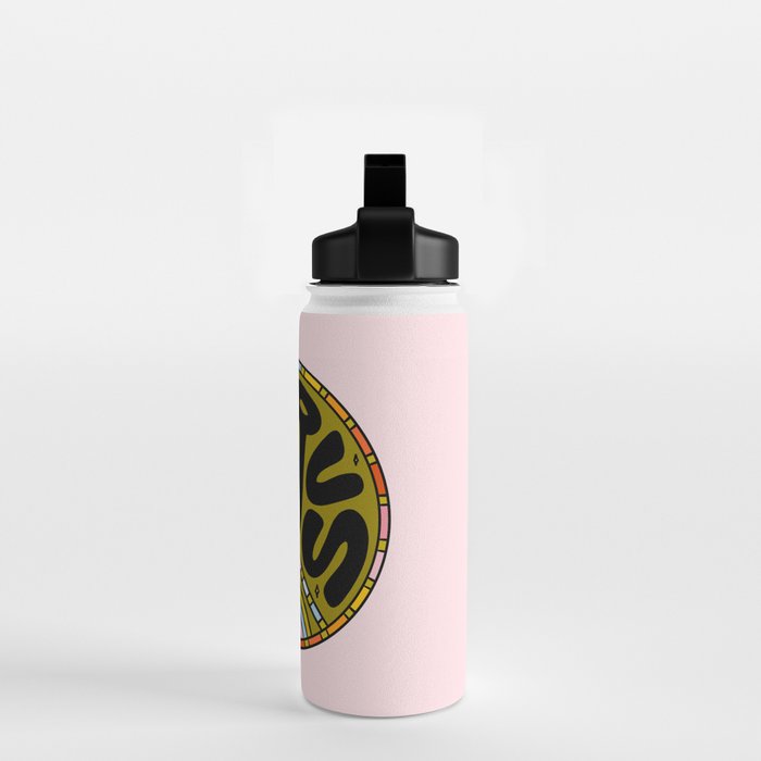 Taurus Peace Sign Water Bottle Gallery Image 2