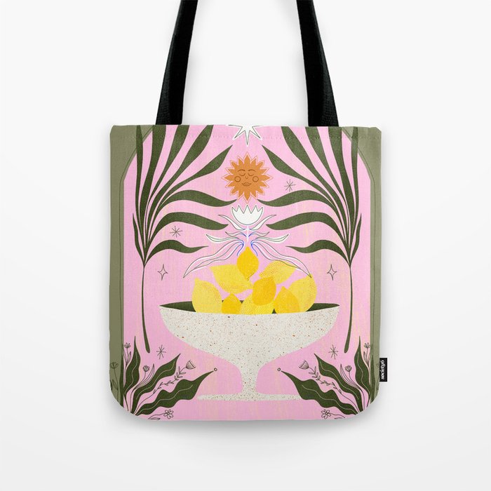 Mediterranean Lemons - La Dolce Vita Tote Bag Gallery Image 1
