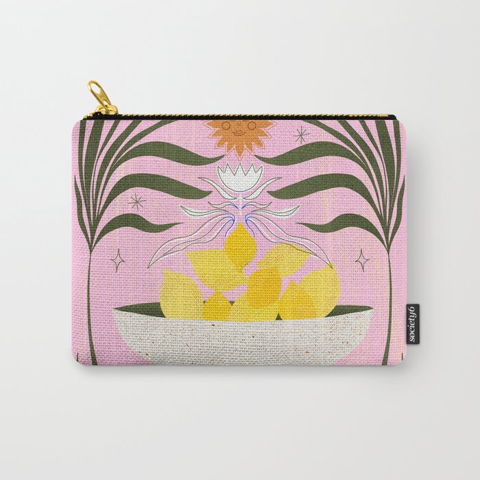 Mediterranean Lemons - La Dolce Vita Carry All Pouch Gallery Image 1