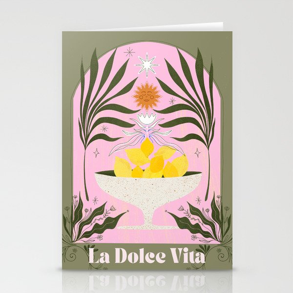 Mediterranean Lemons - La Dolce Vita Stationery Card Gallery Image 2
