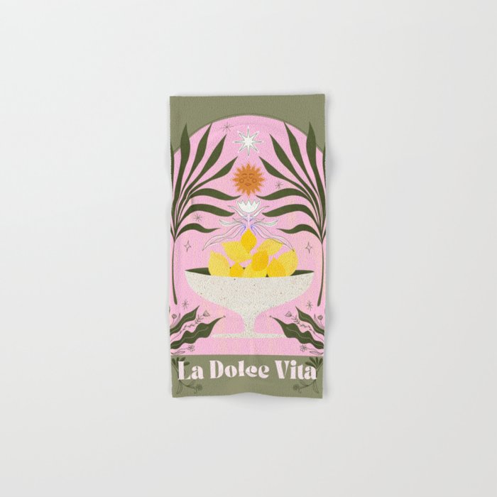 Mediterranean Lemons - La Dolce Vita Bath Towel Gallery Image 1