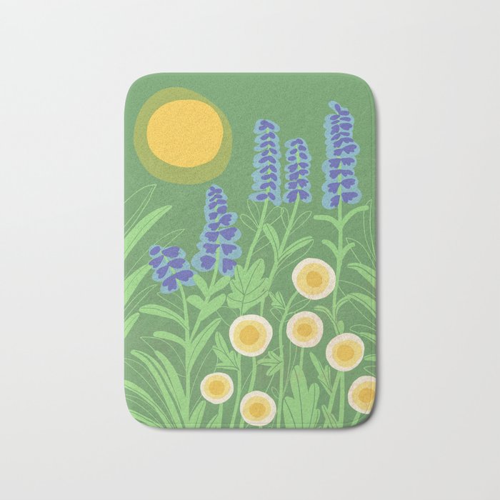 Morning in my garden Bath Mat Gallery Image 1