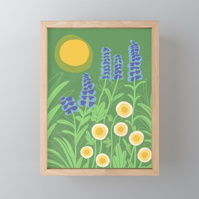 Morning in my garden Mini Art Print Gallery Image 1