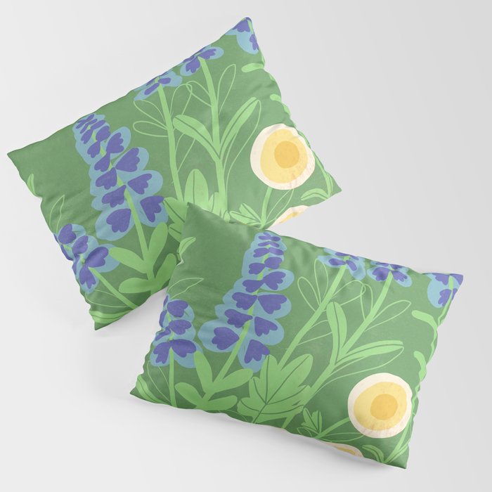 Morning in my garden Pillow Sham Gallery Image 1