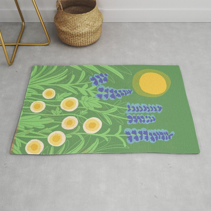 Morning in my garden Rug Gallery Image 1