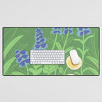 Morning in my garden Desk Mat Gallery Image 1