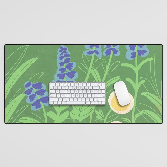 Morning in my garden Desk Mat Gallery Image 1