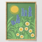 Morning in my garden Serving Tray Gallery Image 1