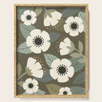 Flower Blossoms and Leaves Serving Tray Gallery Image 1