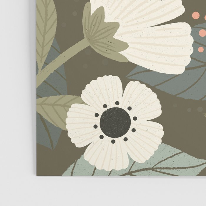 Flower Blossoms and Leaves Poster Gallery Image 3