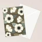 Flower Blossoms and Leaves Stationery Card Gallery Image 2
