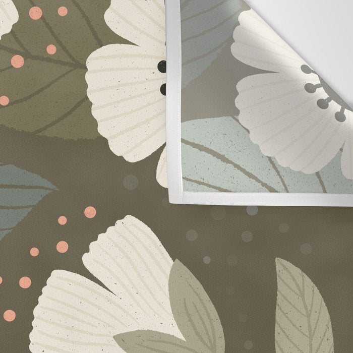 Flower Blossoms and Leaves Wall Tapestry Gallery Image 3