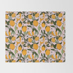 Succulent sweets oranges Throw Blanket Gallery Image 2