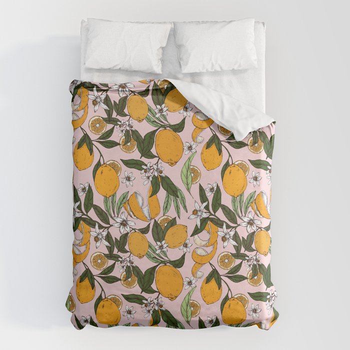 Succulent sweets oranges Duvet Cover Gallery Image 1